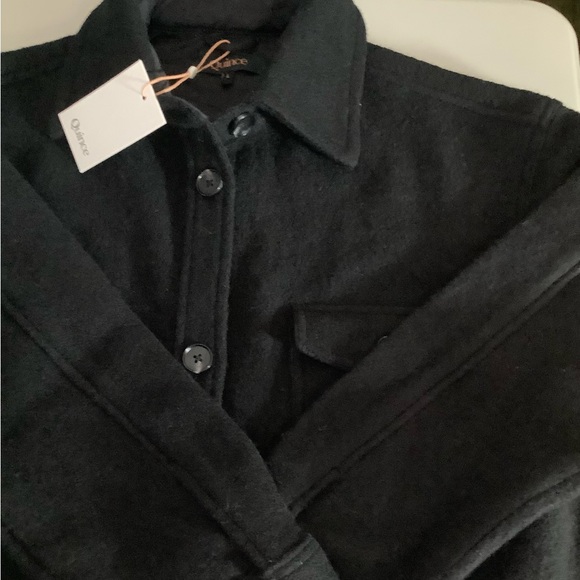 Quince NWT Merino Wool Shirt Jacket Black Multiple Sizes - Picture 9 of 16